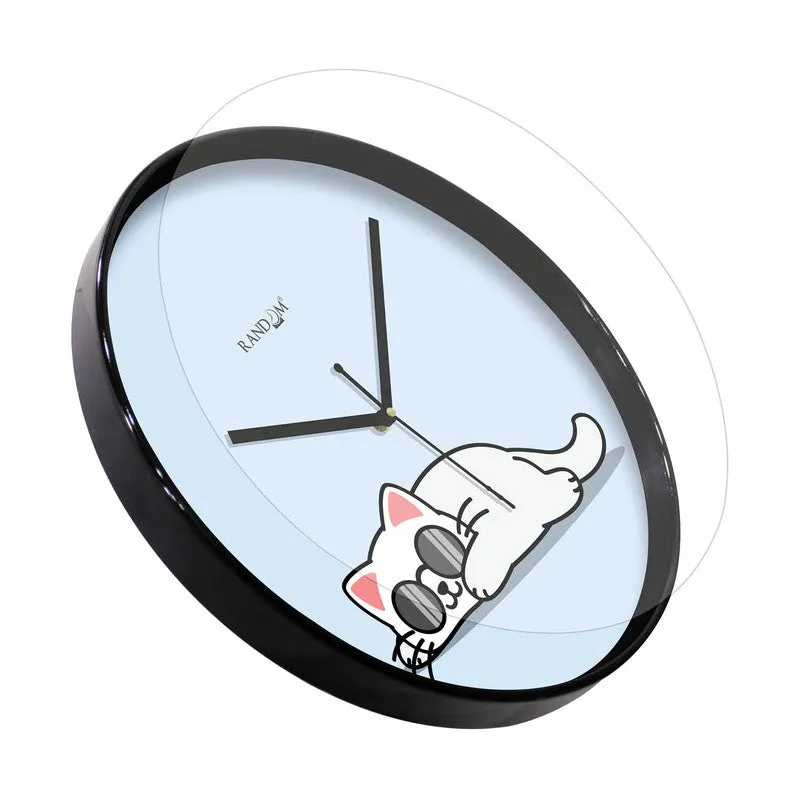 Kitty Tick Wall Clock media 7