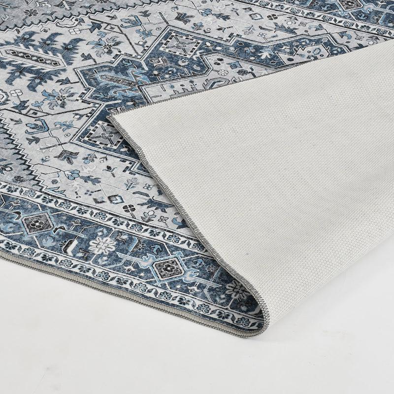 Oriana Velvet Rectangle Anti-Skid Carpet media 4