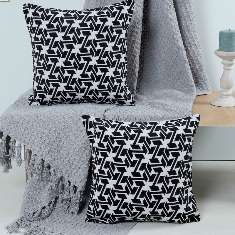 Krios Cotton Throw & Cushion - Three Piece Set media 6