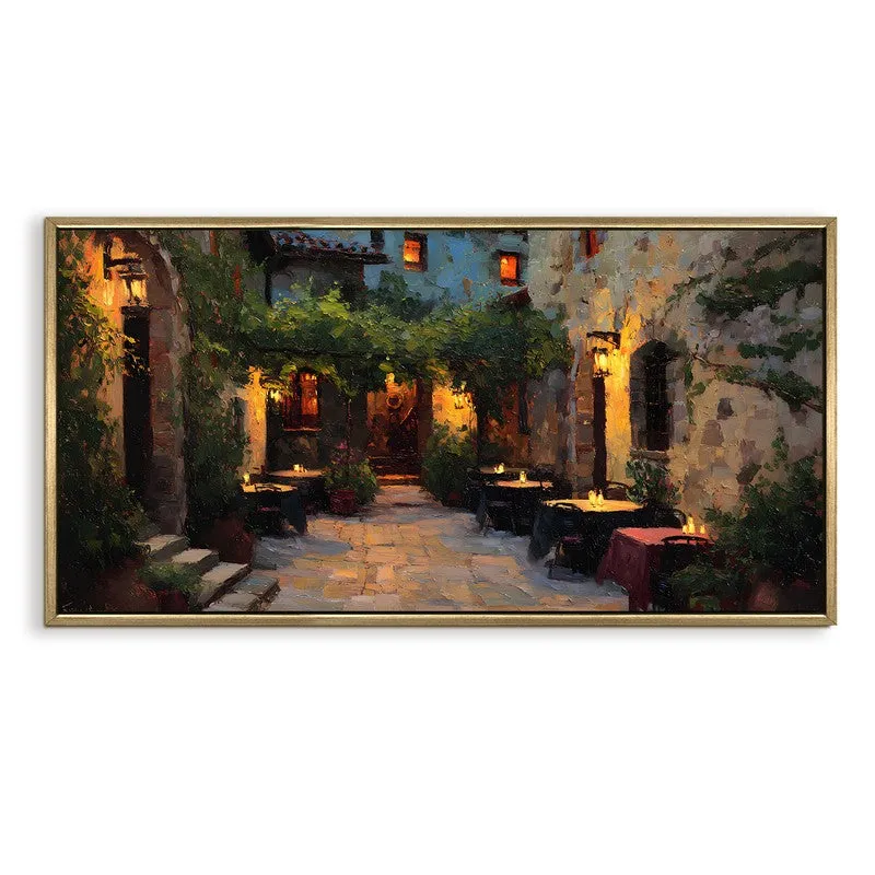 GoldenHush Canvas Wall Painting With Frame media 3