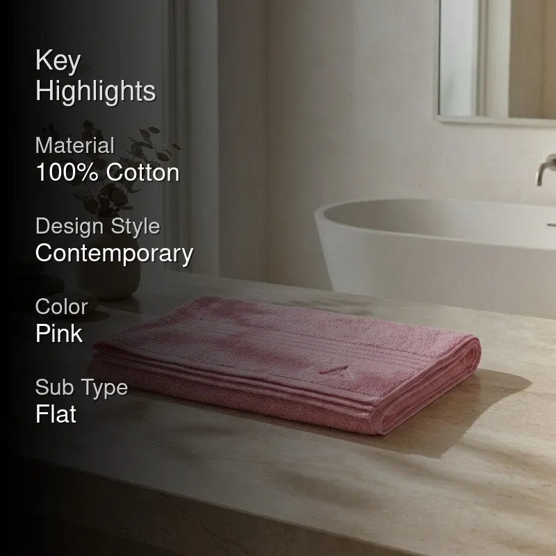 Monte Carlo Dry Nest Pure Cotton Bath Towel - Light Pink media 2