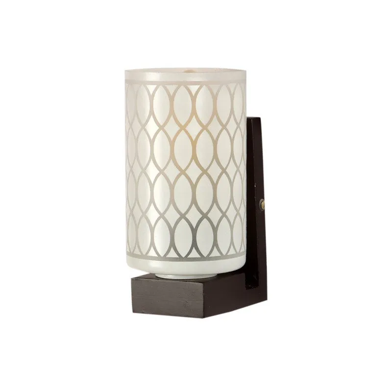 Rustic Beam Glass Wall Lamp media 3