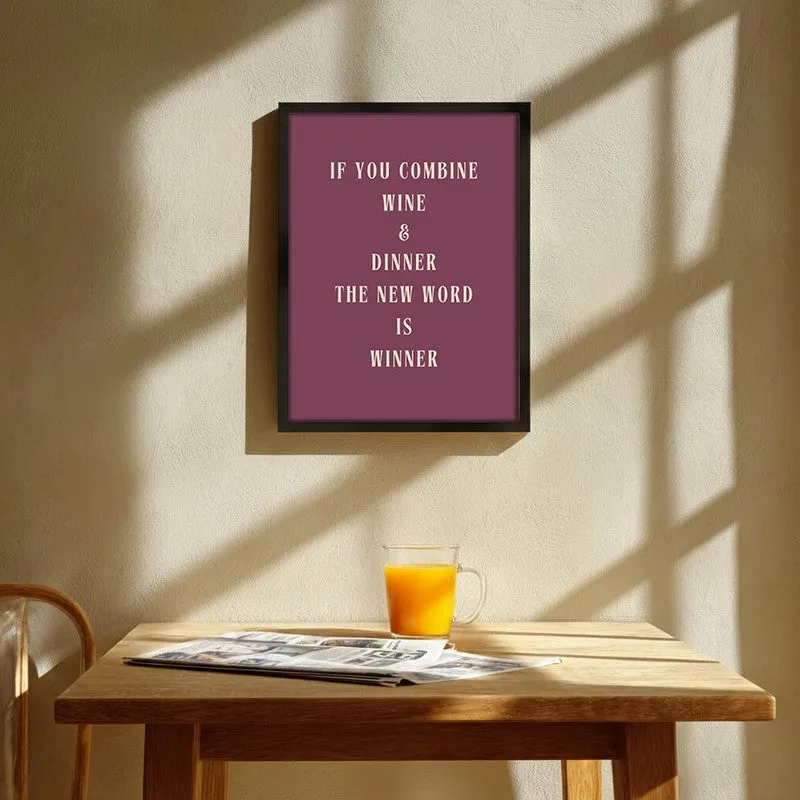 Savory Script Archival Canvas Wall Art - Black media 1