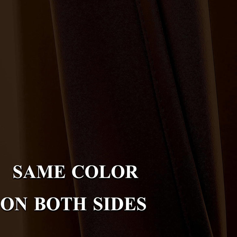 Serein Pleated Curtain Valance (Cocoa Brown) - Set Of Two media 6