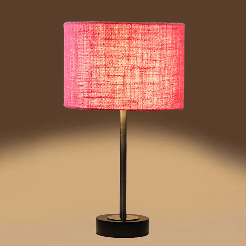 Sienna I Rodin Wooden Table Lamp - Pink,Silver,Black media 6