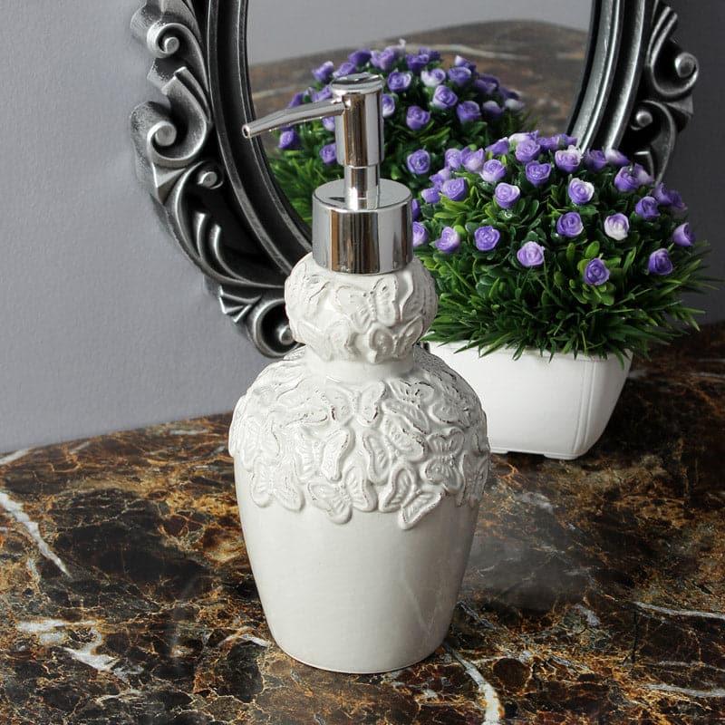 Floral Luxe Soap Dispenser - Ivory image 3