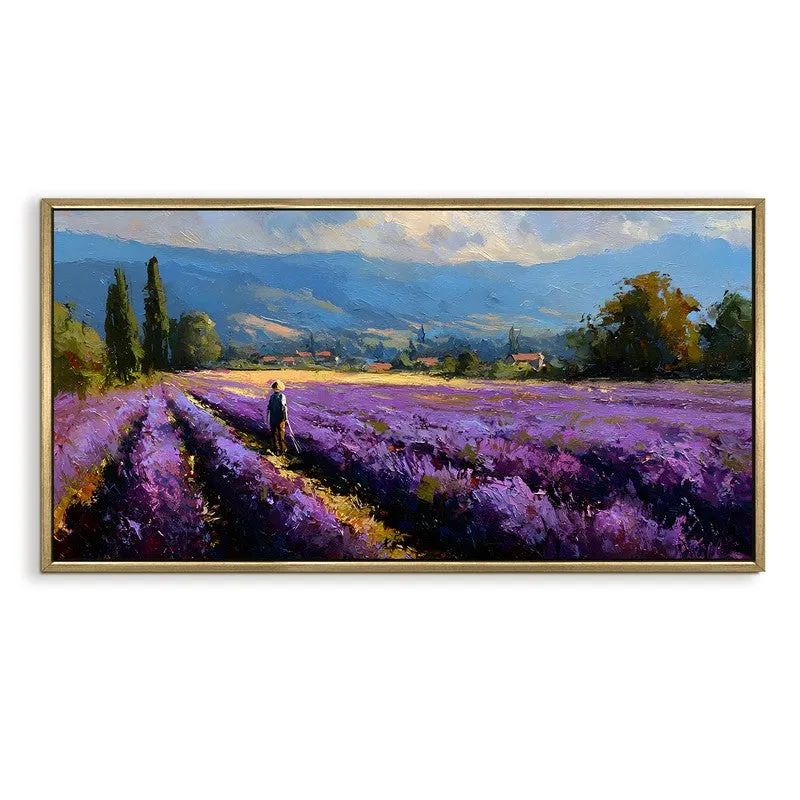 Pastoral Stillness Canvas Wall Painting With Frame media 3