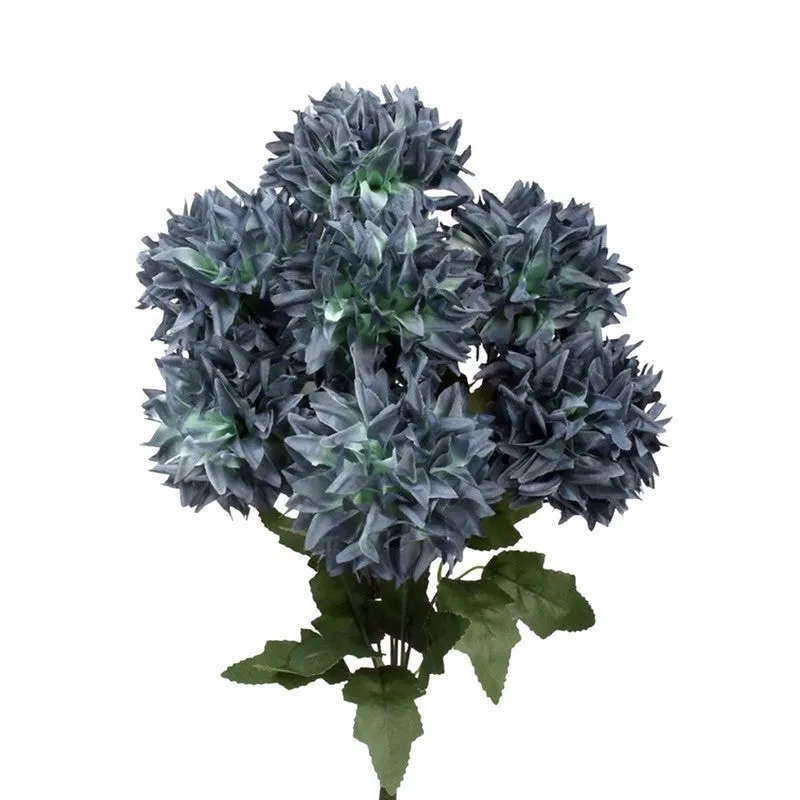 Charm in Bloom (Blue ) Luxury Artificial Floral Decor - Set Of Two media 5