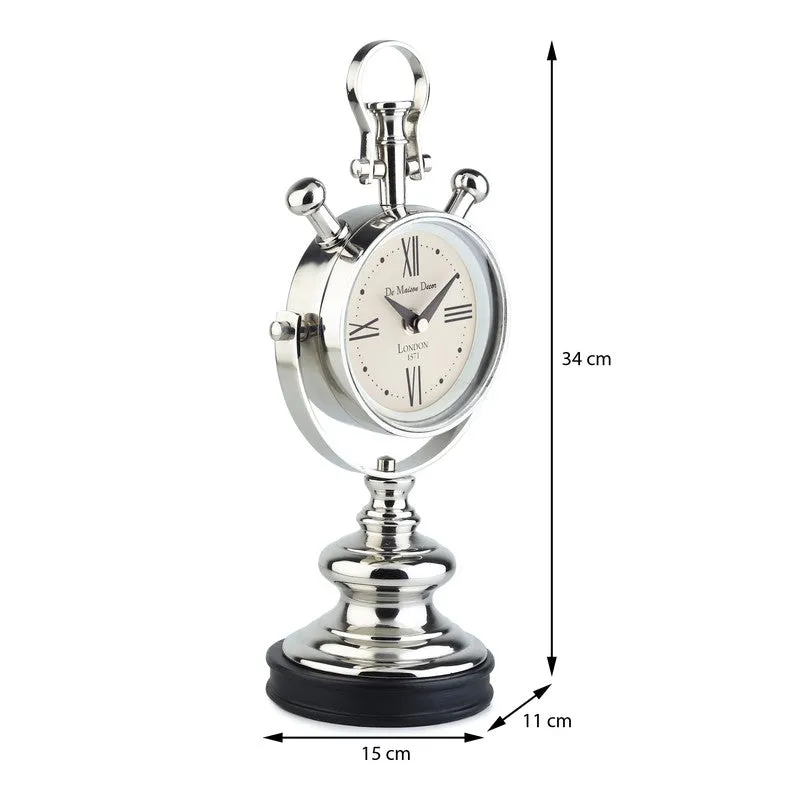 TickLine Table Clock - Silver media 8