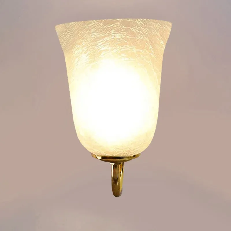 Crystal Bloom Golden Tilt Glass Wall Lamp media 8