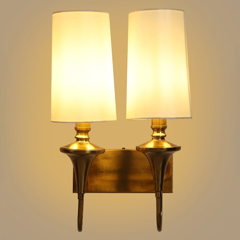 Linera Cotton Wall Lamp With Iron Base media 5