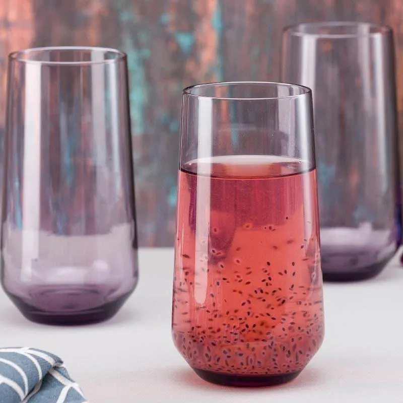 Pasabahce Diso Violet Tumbler (470 ML) - Set Of Six media 3