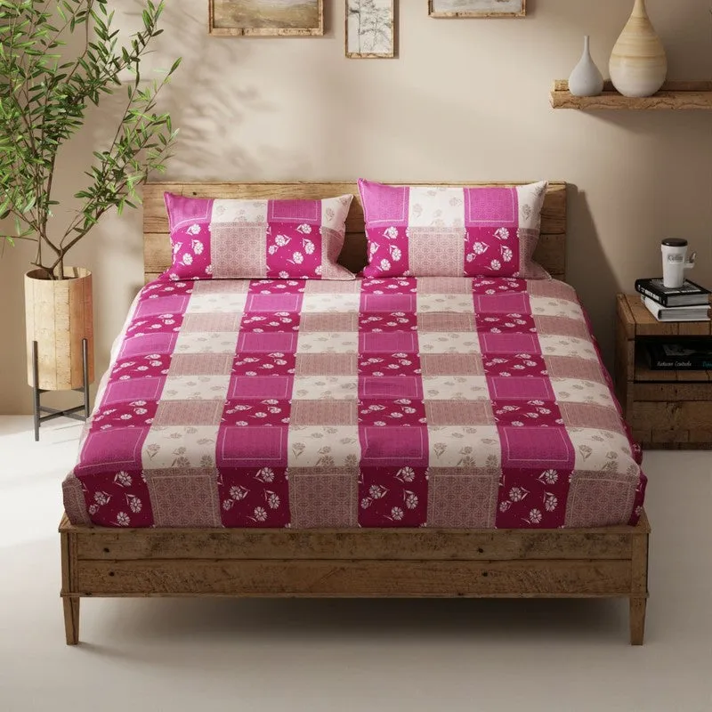 Norvik Bedsheet (Pink) - 115 GSM media 3