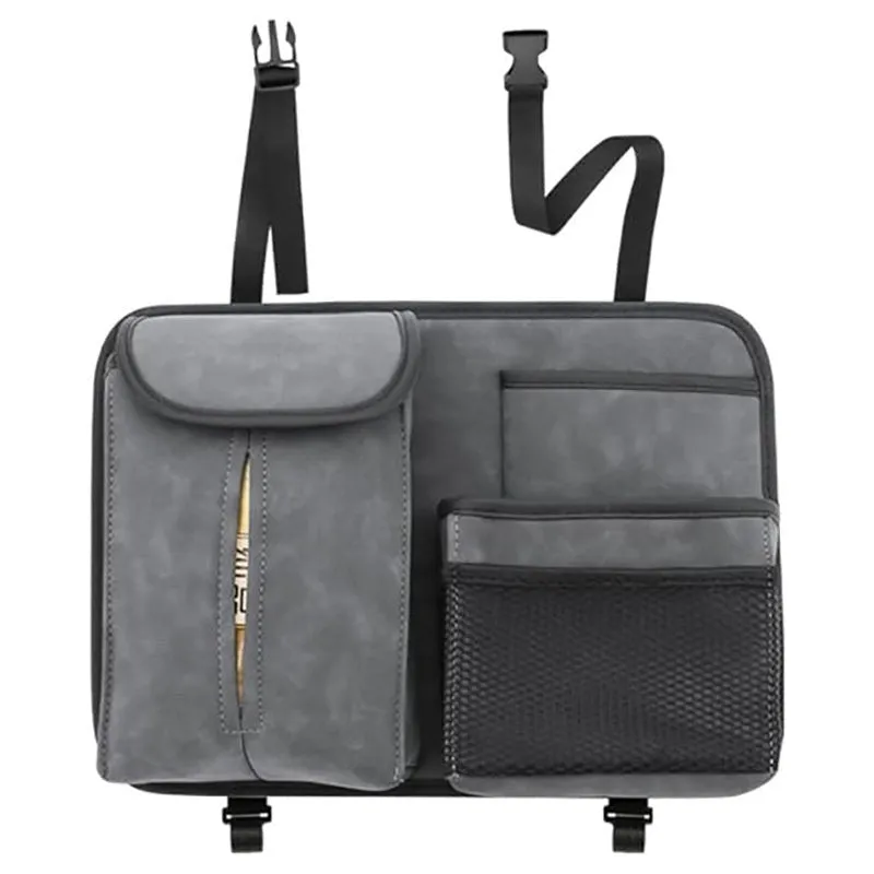 Seat Neat Oxford Fabric Car Seat Organizer - Light Grey media 8