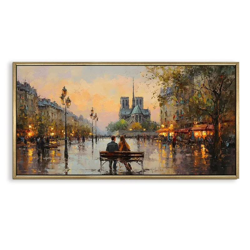 Rainbound Canvas Wall Painting With Frame media 3