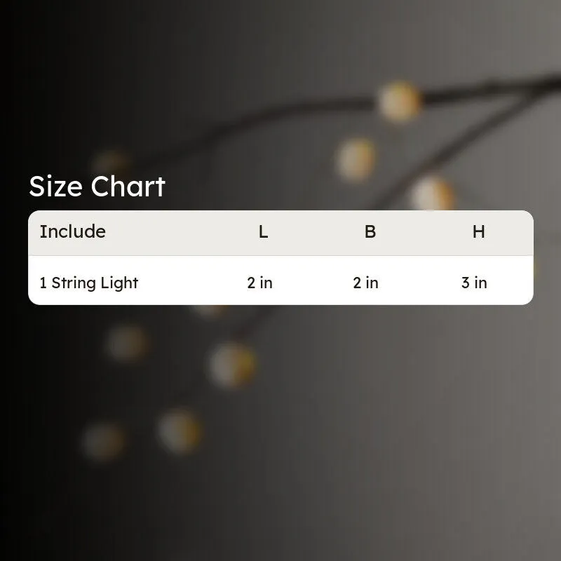 Fig Living Tabla Paper String Light media 15