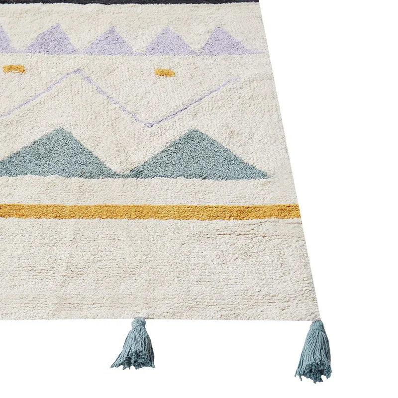 Plush Peak II Tufted Cotton Area Rug - Blue media 6