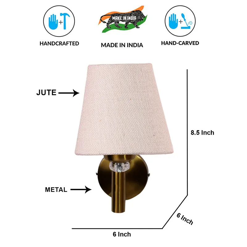 Aquilla Jute Wall Lamp - Ivory media 6