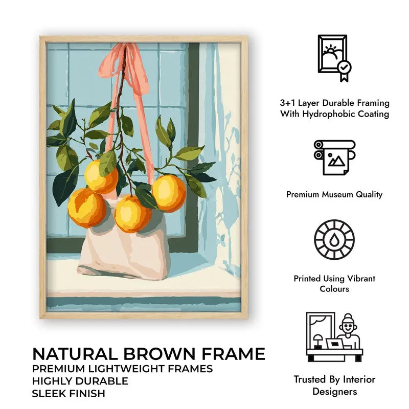 LimeLight Canvas Wall Painting - Brown Frame media 10