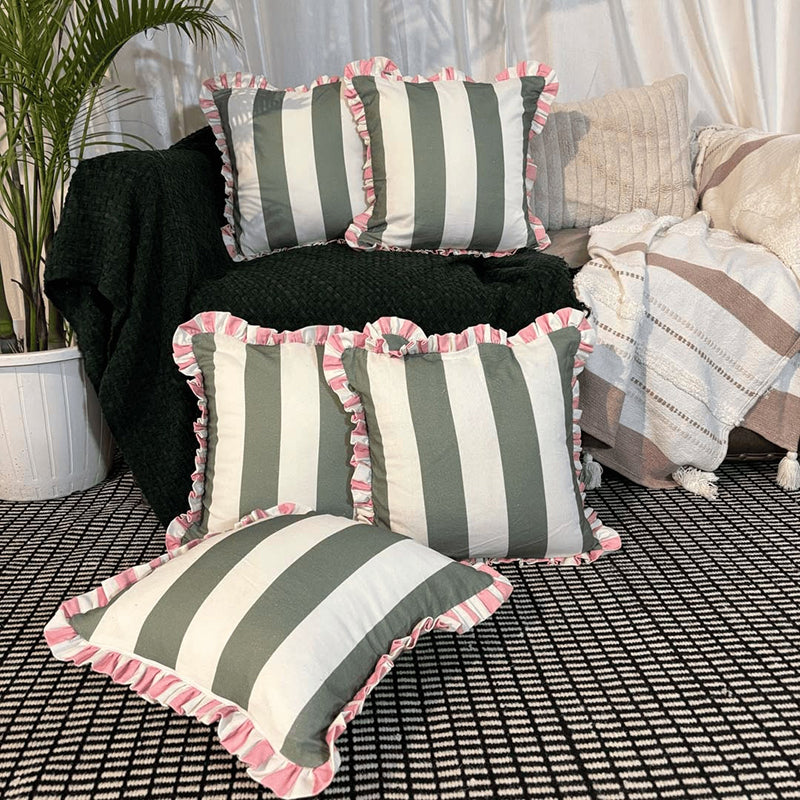 Stripe III Cushion Cover - Set Of Five