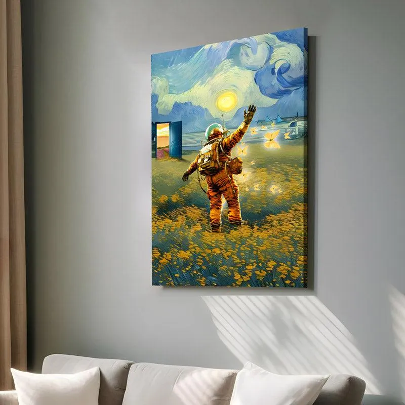 In The Galaxy Garden Wall Painting media 3