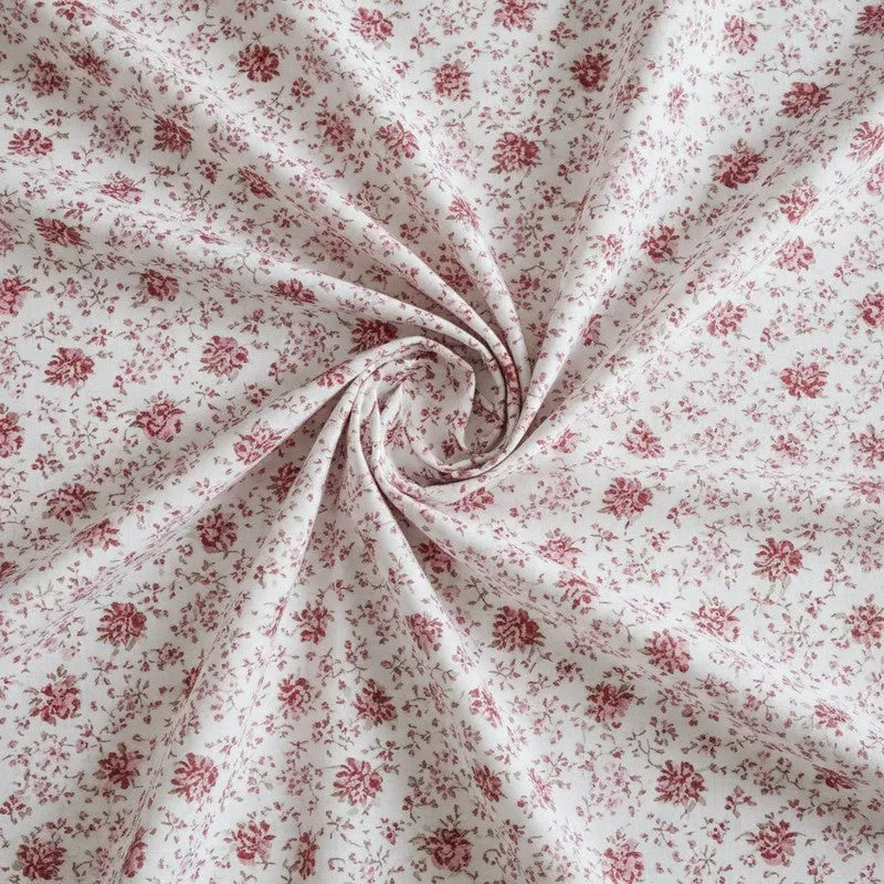 Mudra Floral Cotton Bedsheet (Pink) - 180 TC media 5
