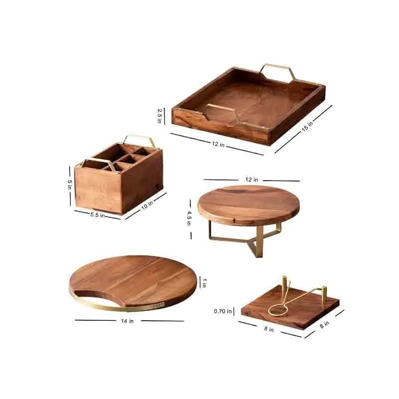 Truly Toffee Serveware - Five Piece Set media 4