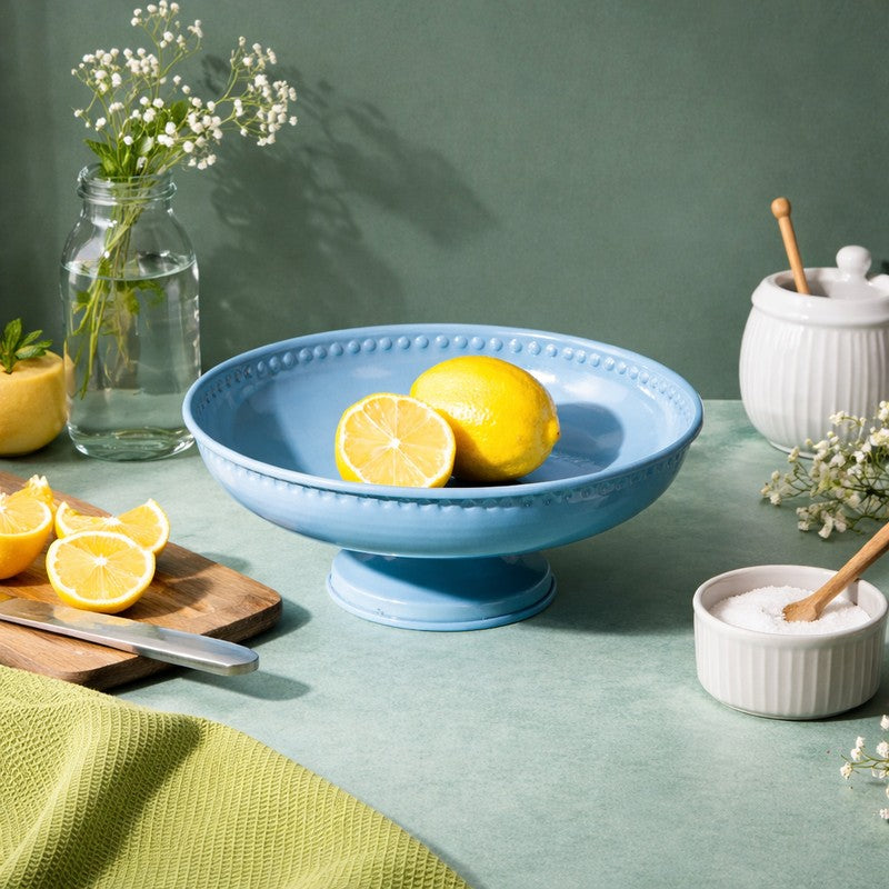 Elegant Steel Round Serving Bowls - 500 mL