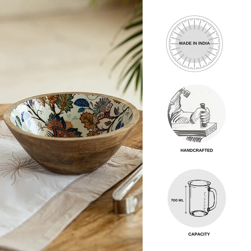 Upavana Mango Wood Salad Bowl - 700 mL - 4