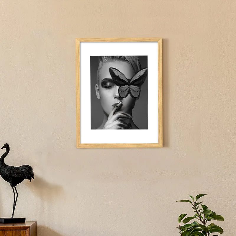Erato Wooden Photo Frame - Beige media 1