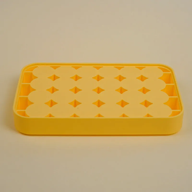 Geometric Silicone 24-Cube Ice Mould - Yellow media 6