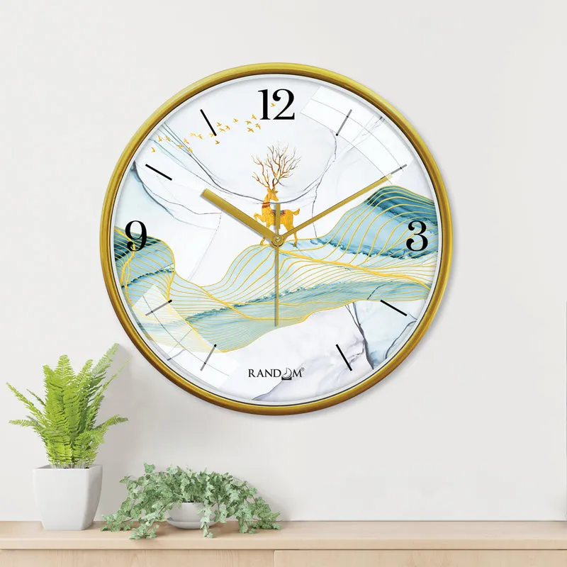 Faelan Sweep Silent Wall Clock media 1