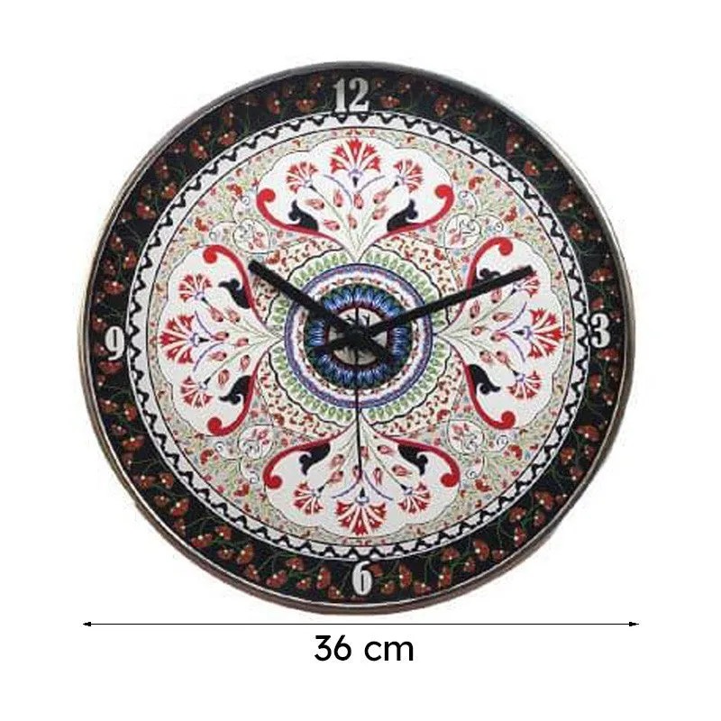 Mandela Tale Wall Clock - Red media 6