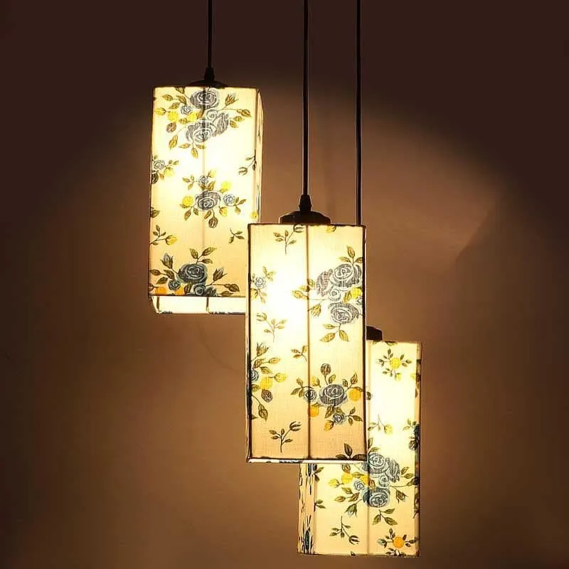 Blue Fleur Cluster Ceiling Lamp media 1