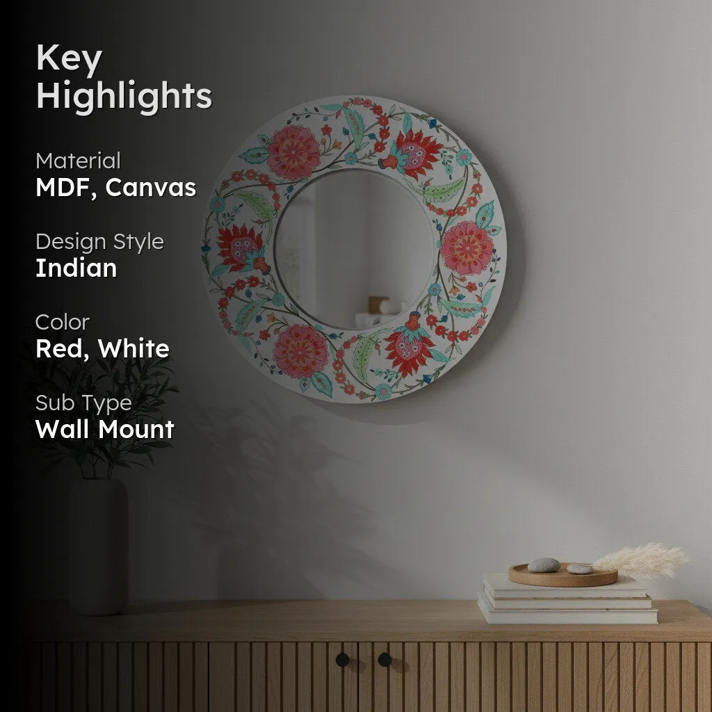 Chadreya Bloom Designer Handpainted Mirror media 2