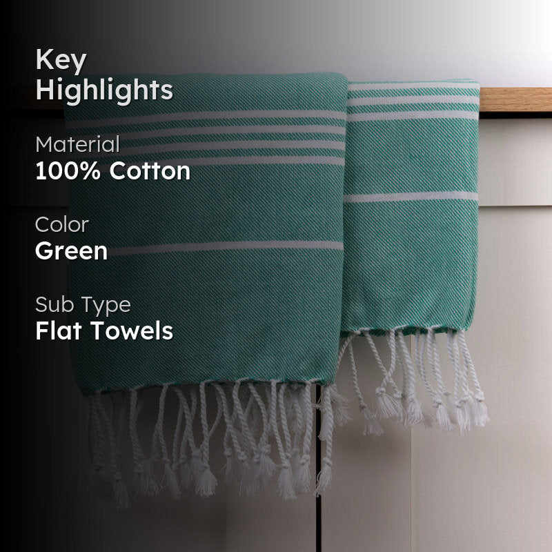Cotlyn Cotton Bath Towel - Mint Green media 2