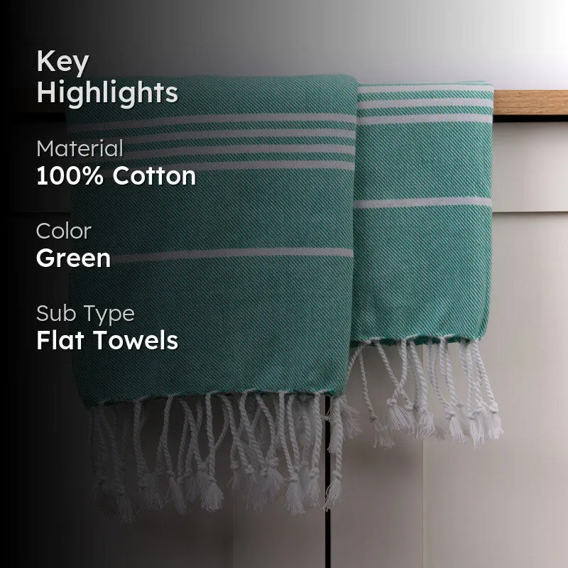 Cotlyn Cotton Bath Towel - Mint Green media 2