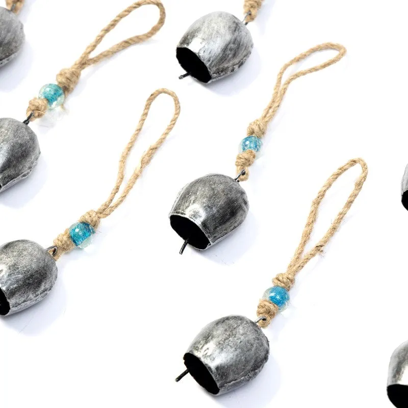 Aura Decorative Hanging Bell (Silver) - Set Of Ten media 8