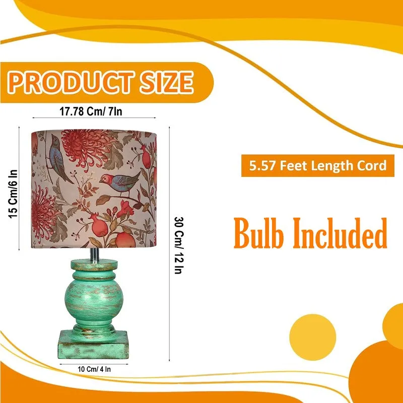 BirdWhirl Wooden Table Lamp media 9