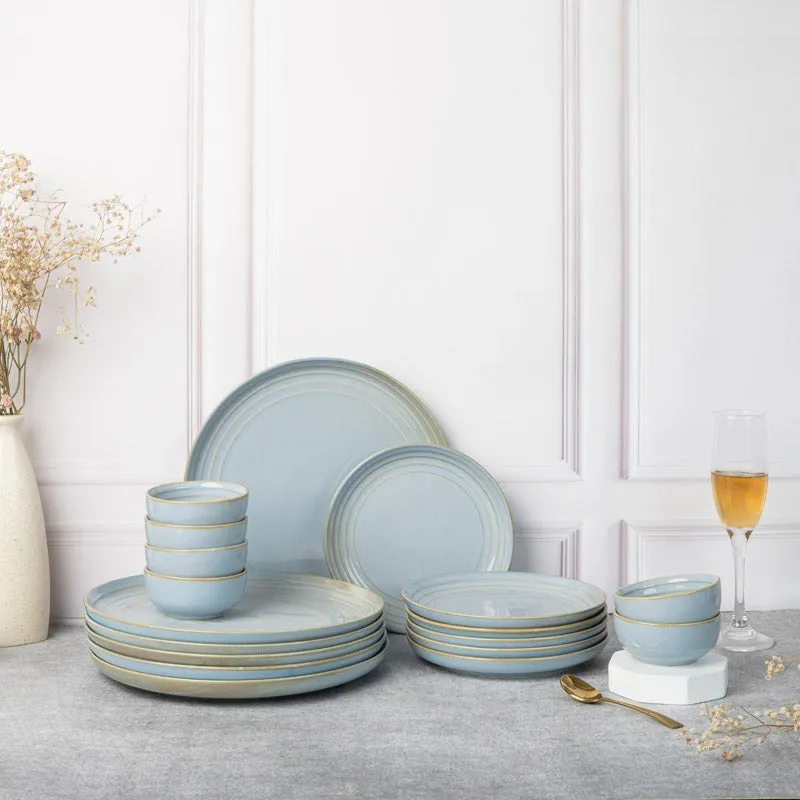 Estia Dining Set (Artic Blue) - 18 Piece Set media 1
