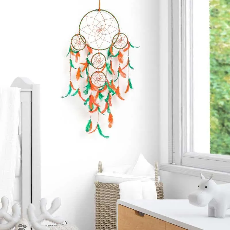 Bohemian Passion Dreamcatcher - Orange media 1