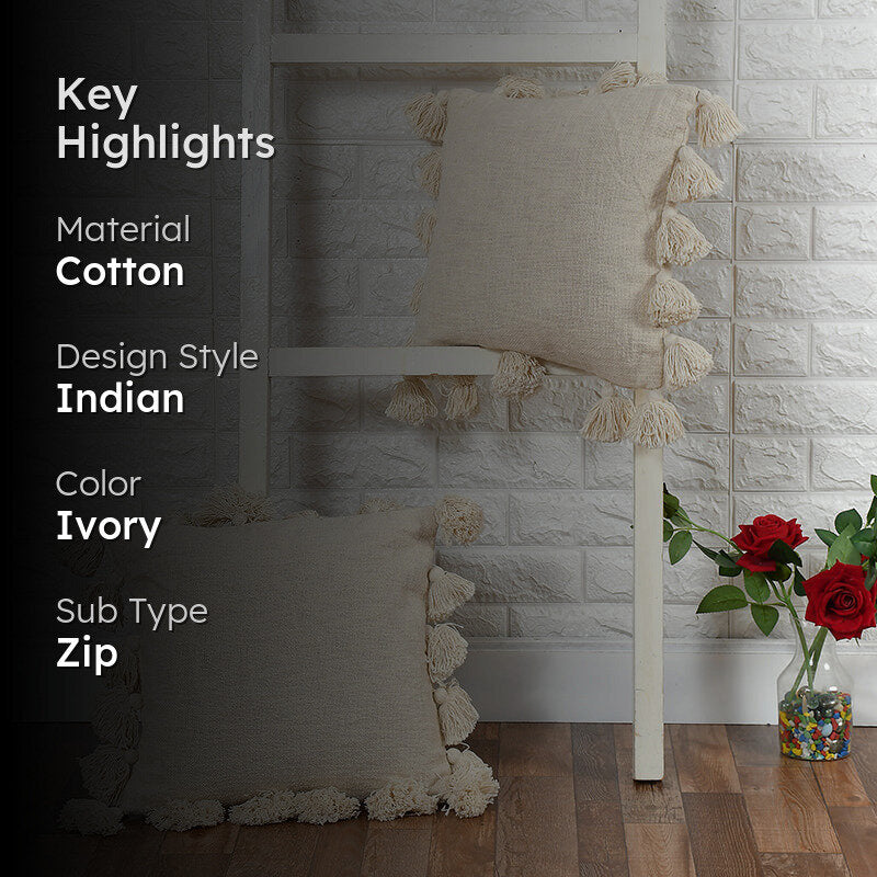 Tassia Cushion Cover (Off White) - Set Of Two media 2