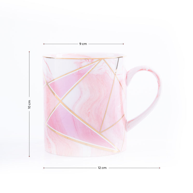 Endurra Ceramic Coffee Mug (450 mL/Pink) media 4