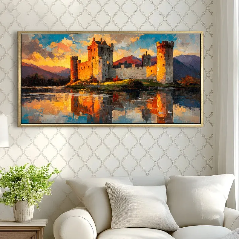 Island Castle Canvas Wall Painting With Frame media 4