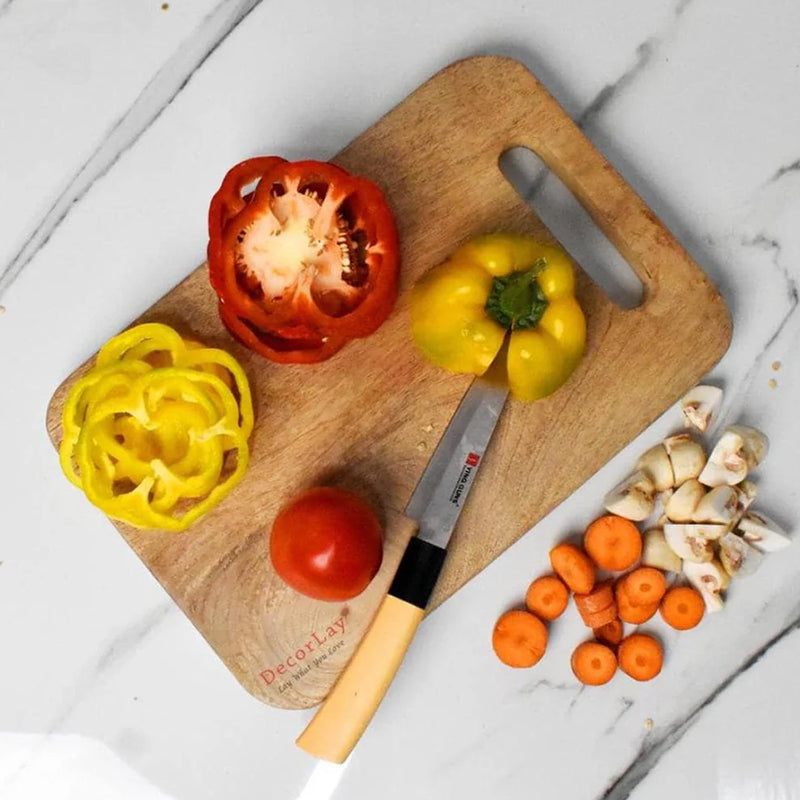 Slab Slice Wood Chopping Board media 4