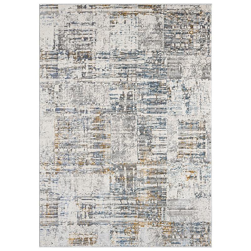 Ioda Abstract Carpet - Grey & Blue