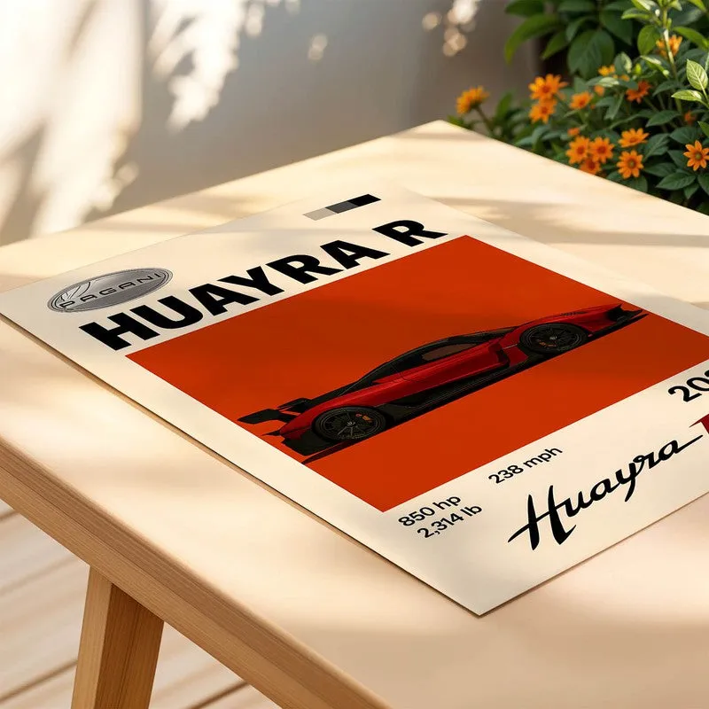 Huayra R Legacy Wall Poster media 4