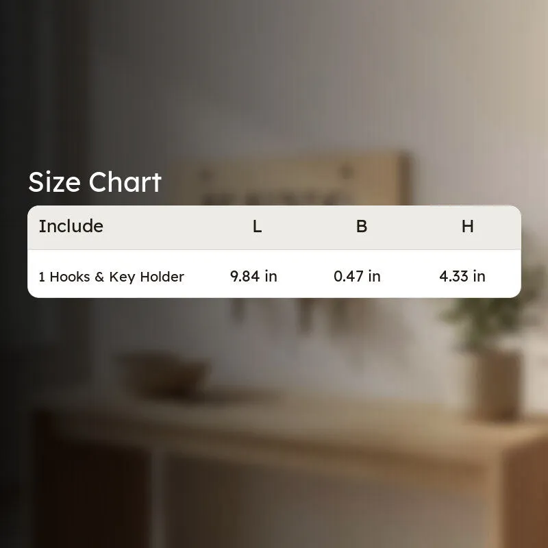 KeyJoy MDF Hooks & Key Holders media 7