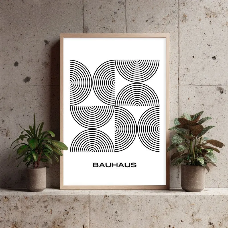 Illusion Gene Archival Canvas Wall Art - Natural Brown Frame media 4