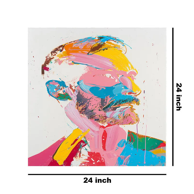 Vibrant Pop Man Wall Painting media 8